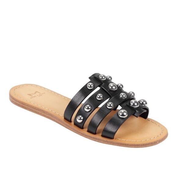 Marc Fisher | Pava Slide Sandal | Black - Picture 1 of 8